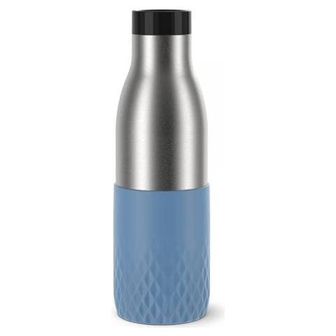 Bludrop Sleeve N3110700 Borraccia Fitness, Sport 500 Ml Acciaio Inossidabile Blu, Acciaio Inossidabile - Foto 1