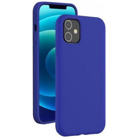 Cover Per Iphone 12/12 Pro Rigida In Silicone Soft Touch, Blu - Foto 2