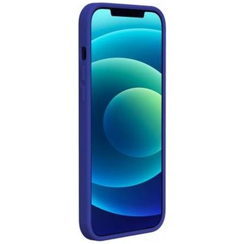 Cover Per Iphone 12/12 Pro Rigida In Silicone Soft Touch, Blu - Foto 3