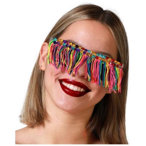 Occhiali Con Frange Multicolore - Foto 1