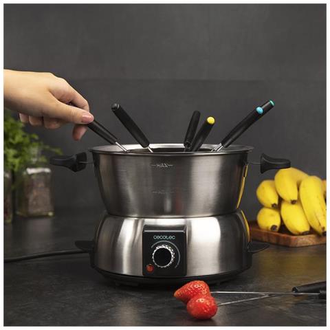 Fonduta Fun Gourmetfondue Per 8 Persone 1000W Colore AcciaioIinossidabile - Foto 10