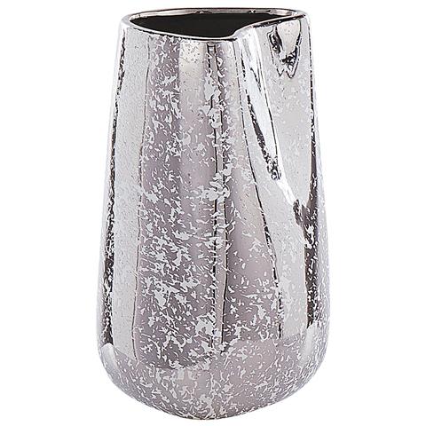 Vaso Decorativo Cirta Gres Porcellanato 27 Cm Oro - Foto 2
