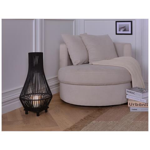 Lanterna Bambù Nero 58 Cm Leyte - Foto 1