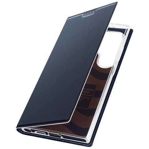 Custodia Per Samsung Galaxy S24 Ultra Copertina Portacarte Supporto, Blu Scuro - Foto 1