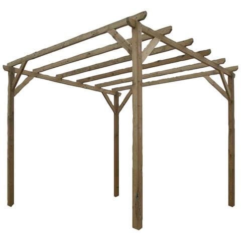 Pergola In Legno Di Pino Autoclavato 300x300xh240 Cm Lasa - Foto 1