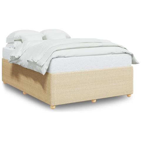 Giroletto Senza Materasso Crema 140x190 Cm In Tessuto - Foto 2