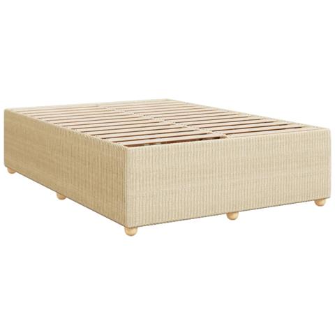 Giroletto Senza Materasso Crema 140x190 Cm In Tessuto - Foto 3