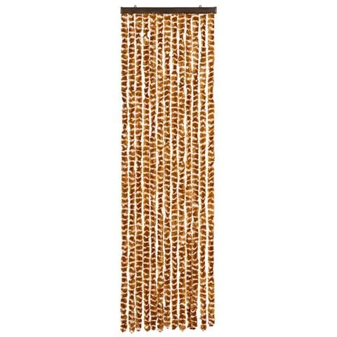 Tenda Antimosche Ocra E Bianca 56x200 Cm In Ciniglia - Foto 2