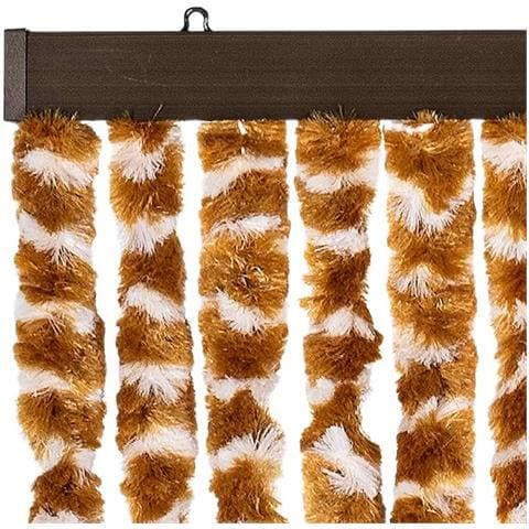 Tenda Antimosche Ocra E Bianca 56x200 Cm In Ciniglia - Foto 7