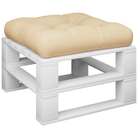 Cuscino Per Pallet Beige 50x50x12 Cm In Tessuto - Foto 3