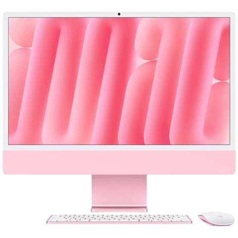 24-inch Imac With Retina 4.5k Display: M4 Chip With 10-core Cpu And 10-core Gpu, 16gb, 256gb Ssd - Pink (mwv43d /a) - Foto 1