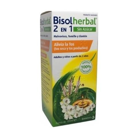 Bisolherbal 2en1 Sin Azãºcar Tos Seca Y Productiva 120ml - Foto 1