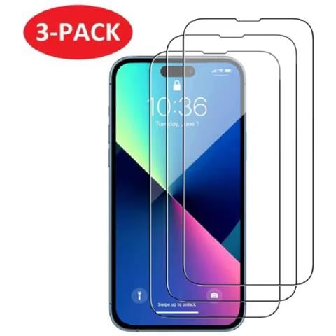 Proteggi Schermo Per Iphone 14 In Vetro Temperato (confezione Da 3) - Foto 4
