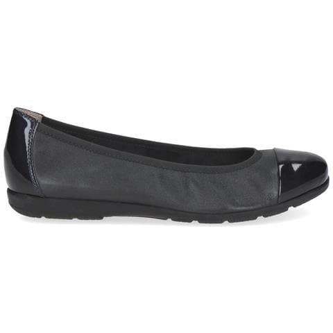 Ocean Comb Casual Closed Ballerinas Ballerine Pelle Scarpe Donna Blu Eu 38, 9-22152-42-880 - Foto 2