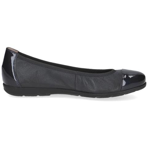 Ocean Comb Casual Closed Ballerinas Ballerine Pelle Scarpe Donna Blu Eu 38, 9-22152-42-880 - Foto 3