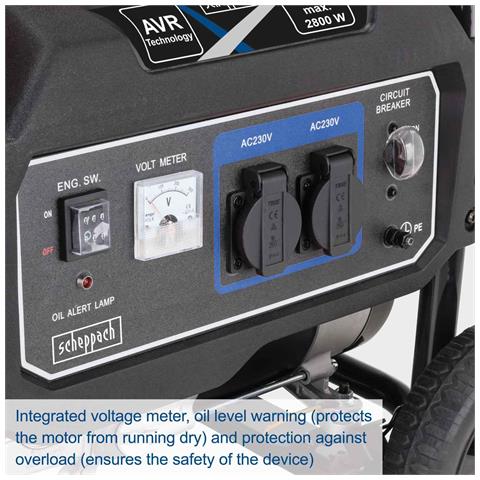 Generatore Di Corrente 5,8hp 2800w Sg3200x - Foto 8