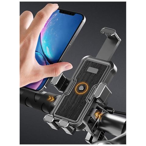 Supporto Per Telefono Da Bicicletta Per Manubrio - Sicuro E Versatile - Foto 2