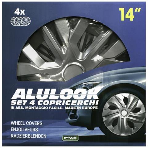 Set 4 Copricerchi 14'' Alulook Raven - Foto 2