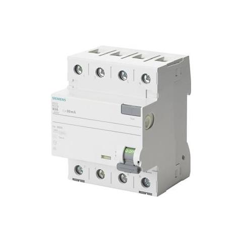 Siemens Fi-schutzschalter 4polig 63 A 400 V 5sv3646-6kk12 (5sv3646-6kk12) - Foto 1
