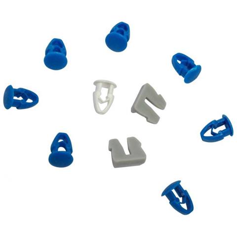 Kit 8 Bottoni+2 Agganci Centrali Fissaggio Targa - Foto 1