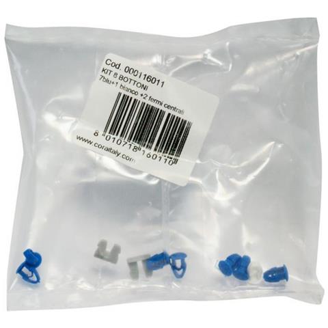 Kit 8 Bottoni+2 Agganci Centrali Fissaggio Targa - Foto 2