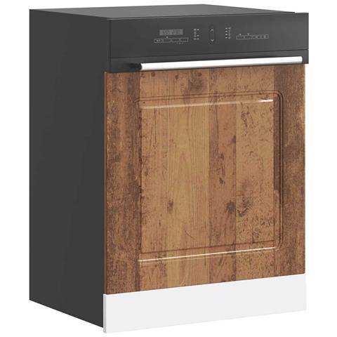 Pannello Lavastoviglie Kalmar Legno Antico 60x1,5x67 Cm - Foto 1