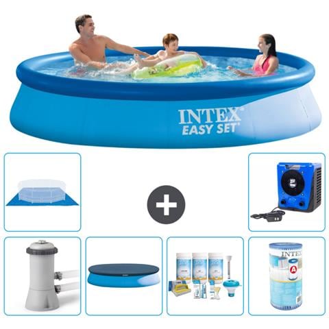 Piscina Fuori Terra - In Giro - 366x76 Cm - Blu - Include Accessori Coordinati A1004 - Foto 1