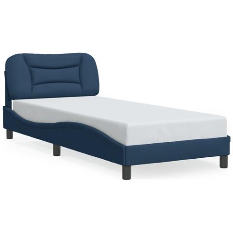 Giroletto senza Materasso Blu 90x190 cm in Tessuto - Foto 1