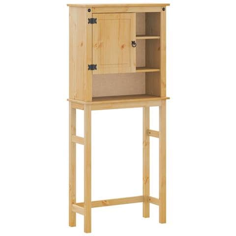 Mobile Lavatrice da Bagno Corona in Legno Massello di Pino - Foto 1