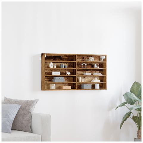 Mobile Da Muro  In Legno Invecchiato - Foto 2