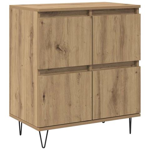 Credenza Marrone 60 x 35 x 70 cm Legno multistrato - Foto 1