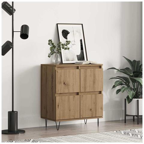 Credenza Marrone 60 x 35 x 70 cm Legno multistrato - Foto 2