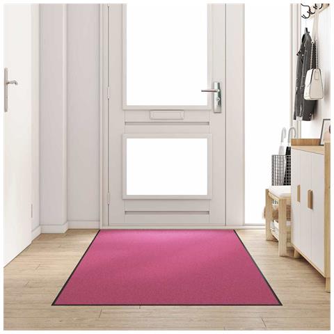 Tappetino Rosa e Nero 120 x 250 cm Poliammide e PVC - Foto 2