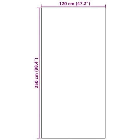 Tappetino Rosa e Nero 120 x 250 cm Poliammide e PVC - Foto 5