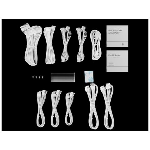 PN850M alimentatore per computer 850 W 20+4 pin ATX ATX Bianco - Foto 9