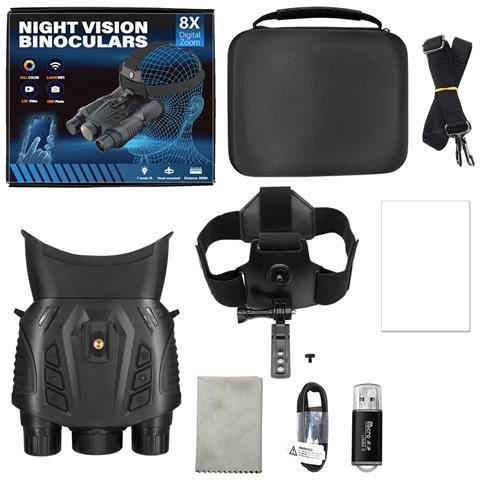 Binocolo Per Visione Notturna Wifi, rarossi Digitali Ad Alta Definizione, Ideale Per Avventure All'aperto - Foto 6