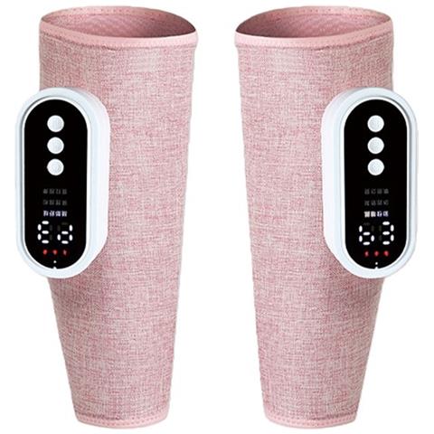 Set Di 2 Massaggiatori Wireless Per Gambe - Compressione Ad Aria, Calore, Regolabile, Ricaricabile Pink - Foto 1