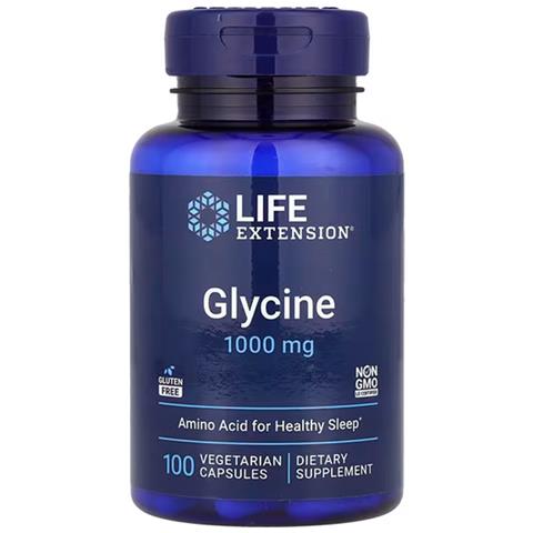 Glicina 1000 Mg 100 Capsule Vegetariane Life Extension - Foto 1