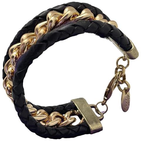 Bracciale A Canale In Oro - Foto 2