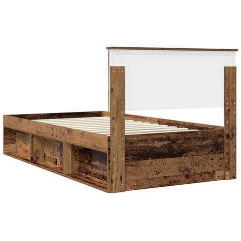 Struttura del letto Legno vecchio 100 x 200 cm Pino massello - Foto 9