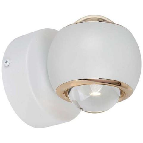 Lampada LED Da Muro 10W con Doppio Fascio Luminoso Colore Bianco 3000K, colore Bianco - Foto 1