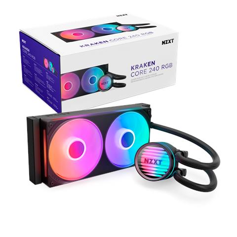 Kraken Core 240 RGB Processore Kit di raffreddamento a liquido 12 cm Nero 1 pz - Foto 2