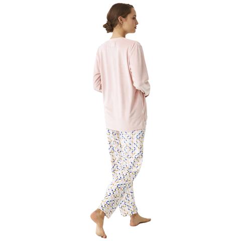 Pigiama In Velluto A Maniche Lunghe Da Donna Jjb4 - Foto 3