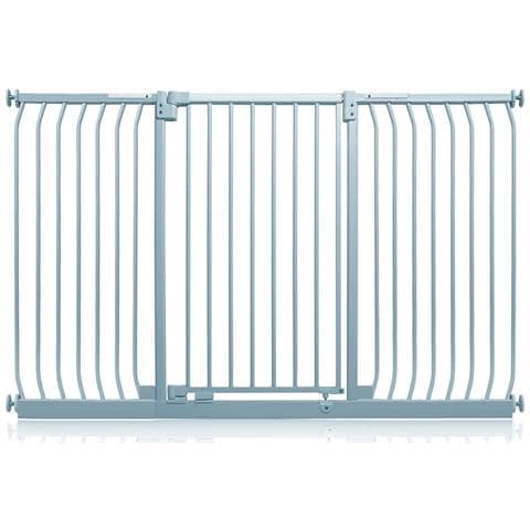Safetots Cancelletto Di Sicurezza Elite Extra Alto, 170cm - 179cm, Grigio Opaco, Extra Alto Con 100cm Di Altezza - Foto 1
