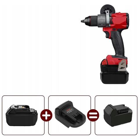 Adattatore Batteria Makita 18v A Milwaukee 18v Mt20ml - Compatibile Con Utensili Milwaukee 18v | Alta Qualità E Durata | Facile Montaggio - Foto 7