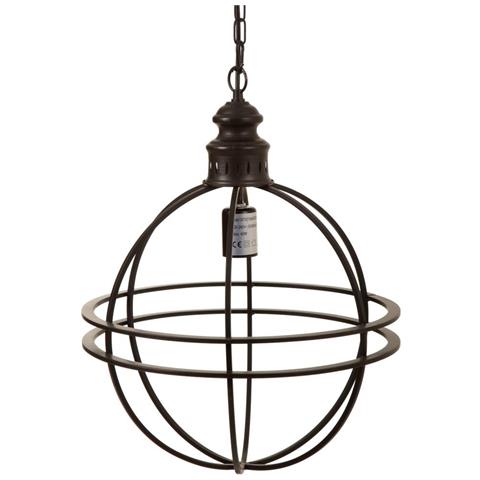 Plafoniera In Metallo Dorato 38,5x38,5x49,5h - Foto 2