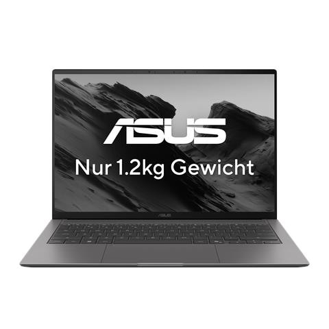 Zenbook S14 UX5406AA-SU207W Copilot+ PC Intel Core Ultra 9 386H Computer portatile 35,6 cm (14") Touch screen 3K 32 GB LPDDR5x-SDRAM 1 TB SSD Wi-Fi 7 (802.11be) Windows 11 Home Tedesco Grigio - Foto 1