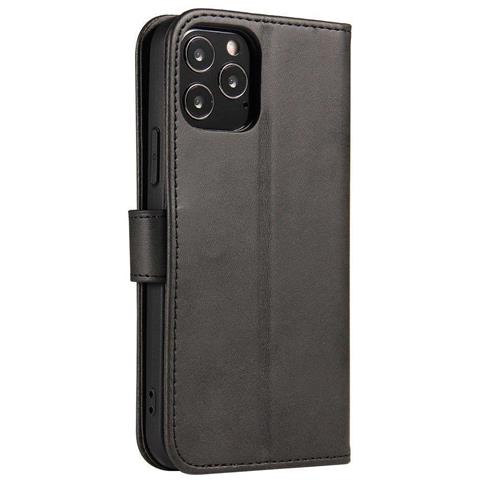 Custodia Magnetica Elegante Con Flap E Funzione Supporto Per Oneplus Nord N20 5g Nera - Foto 2