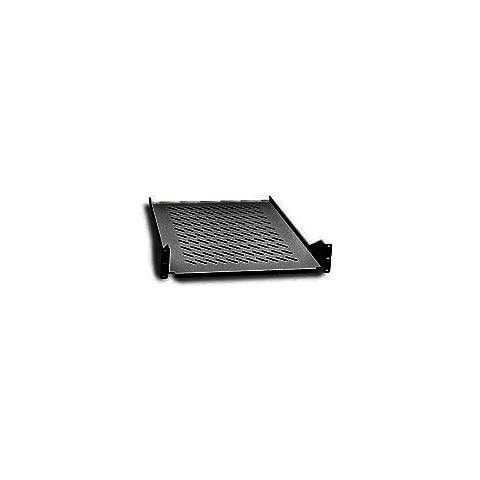 INTELLINET Mensola Per Rack 19'' 2U - Profondità 470 Mm - Portata 80 Kg - Colore Nero - Fissaggio A 4 Punti