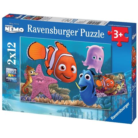 Puzzle Nemo 2 x 12 pz 19,5 x 27,5 x 4 cm 7556 - Foto 2